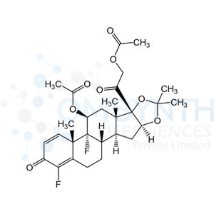 2-((6aS,6bR,7S,8aS,8bS,11aS,12aS,12bS)-7-Acetoxy-3,6b-difluoro-6a,8a,10,10-tetramethyl-4-oxo-1,2,4,6a,6b,7,8,8a,11a,12,12a,12b-dodecahydro-8bH-naphtho[2',1':4,5]indeno[1,2-d][1,3]dioxol-8b-yl)-2-oxoethyl acetate