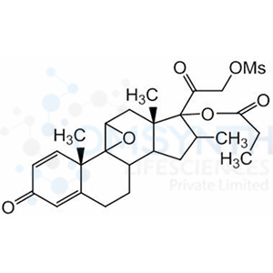 (4aS,6aS)-4a,6a,8-Trimethyl-7-(2-((methylsulfonyl)oxy)acetyl)-2-oxo-2,4a,5a,6,6a,7,8,9,9a,9b,10,11-dodecahydrocyclopenta[1,2]phenanthro[4,4a-b]oxiren-7-yl Propionate