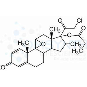 (4aS,6aS)-7-(2-Chloroacetyl)-4a,6a,8-trimethyl-2-oxo-2,4a,5a,6,6a,7,8,9,9a,9b,10,11-dodecahydrocyclopenta[1,2]phenanthro[4,4a-b]oxiren-7-yl Propionate