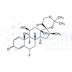 (8S,9R,10S,11S,13S,14S,16S,17R)-6,9-Difluoro-11-hydroxy-2',2',10,13,16-pentamethyl-7,8,9,10,11,12,13,14,15,16-decahydrospiro[cyclopenta[a]phenanthrene-17,4'-[1,3]dioxane]-3,5'(6H)-dione