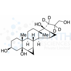 3&beta;,5&beta;-Dihydroxy Drospirenone-d4 Ring-opened Alcohol Impurity