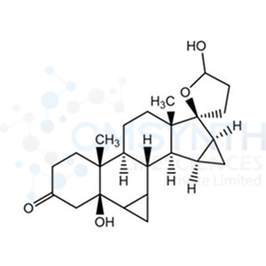(4aR,4bS,6aS,7S,7aS,8aS,8bS,8cR,9bR)-5',9b-Dihydroxy-4a,6a-dimethyloctadecahydro-3'H-spiro[cyclopropa[4,5]cyclopenta[1,2-a]cyclopropa[l]phenanthrene-7,2'-furan]-2(1H)-one