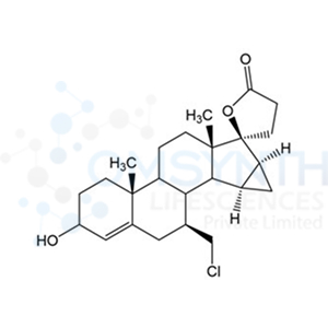 (4aR,6aS,7S,7aS,8aS,9S)-9-(Chloromethyl)-2-hydroxy-4a,6a-dimethyl-2,3',4,4a,4b,4',5,6,6a,7a,8,8a,8b,8c,9,10-hexadecahydro-3H,5'H-spiro[cyclopropa[4,5]cyclopenta[1,2-a]phenanthrene-7,2'-furan]-5'-one