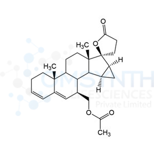 ((4aR,6aS,7S,7aS,8aS,9R)-4a,6a-Dimethyl-5'-oxo-4,4a,4b,4',5,5',6,6a,7a,8,8a,8b,8c,9-tetradecahydro-3H,3'H-spiro[cyclopropa[4,5]cyclopenta[1,2-a]phenanthrene-7,2'-furan]-9-yl)methyl acetate
