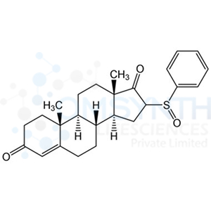 Androst-4-ene-3,17-dione, 16-(phenylsulfinyl)