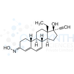 (8R,9S,10R,13S,14S,17R,E)-13-Ethyl-17-ethynyl-17-hydroxy-8,9,10,11,12,13,14,15,16,17-decahydro-1H-cyclopenta[a]phenanthren-3(2H)-one oxime