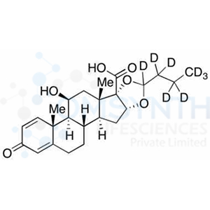 17&alpha;-Des-(2-hydroxyacetyl)budesonide 17&alpha;-Carboxylic Acid-d8