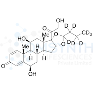 6&beta;-Hydroxy Budesonide-d8