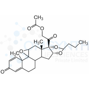 2-((8aS,8bS,11aR)-6a,8a-Dimethyl-4-oxo-10-propyl-1,2,4,6a,7a,8,8a,8b,11a,12,12a,12b-dodecahydronaphtho[2',1':4,5]oxireno[2',3':5,6]indeno[1,2-d][1,3]dioxol-8b-yl)-2-oxoethyl Acetate