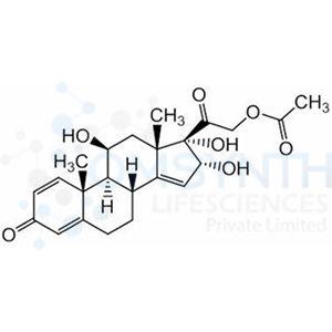 (11&beta;,16&alpha;)-21-(Acetyloxy)-11,16,17-trihydroxypregna-1,4,14-triene-3,20-dione
