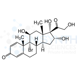 (8S,9R,10S,11S,13S,14S,16R,17S)-9-Bromo-11,16,17-trihydroxy-17-(2-hydroxyacetyl)-10,13-dimethyl-6,7,8,9,10,11,12,13,14,15,16,17-dodecahydro-3H-cyclopenta[a]phenanthren-3-one