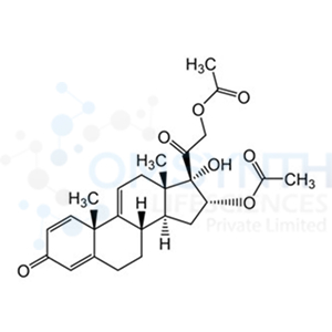 2-((8S,10S,13S,14S,16R,17S)-16-Acetoxy-17-hydroxy-10,13-dimethyl-3-oxo-6,7,8,10,12,13,14,15,16,17-decahydro-3H-cyclopenta[a]phenanthren-17-yl)-2-oxoethyl acetate