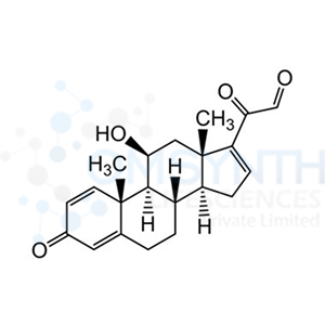 2-((8S,9S,10R,11S,13S,14S)-11-Hydroxy-10,13-dimethyl-3-oxo-6,7,8,9,10,11,12,13,14,15-decahydro-3H-cyclopenta[a]phenanthren-17-yl)-2-oxoacetaldehyde