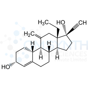 (3R,8S,9S,10R,13S,14S,17S)-13-ethyl-17-ethynyl-11-methylene-2,3,6,7,8,9,10,11,12,13,14,15,16,17-tetradecahydro-1H-cyclopenta[a]phenanthrene-3,17-diol