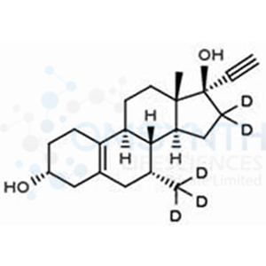 3&alpha;-Hydroxy Tibolone-d5