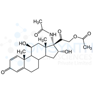 1-Dehydrocorticosterone 16-Hydroxyl 17-Acetamide 21-Acetate
