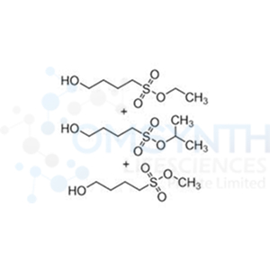 Ethyl 4-hydroxybutane-1-sulfonate compound with isopropyl 4-hydroxybutane-1-sulfonate and methyl 4-hydroxybutane-1-sulfonate (1:1:1)