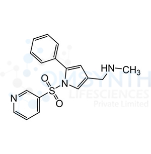 N-Methyl-1-(5-phenyl-1-(pyridin-3-ylsulfonyl)-1H-pyrrol-3-yl)methanamine