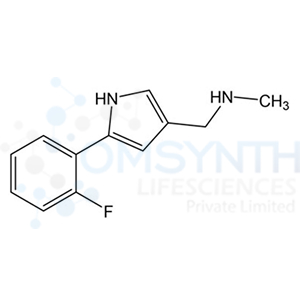 1-(5-(2-Fluorophenyl)-1H-pyrrol-3-yl)-N-methylmethanamine