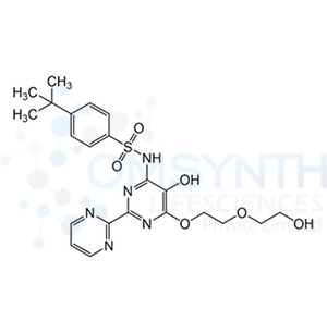 4-(Tert-butyl)-N-(5-hydroxy-6-(2-(2-hydroxyethoxy)ethoxy)-[2,2'-bipyrimidin]-4-yl)benzenesulfonamide