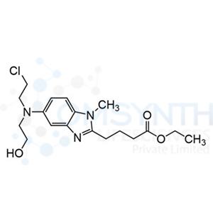5-[(2-Chloroethyl)(2-hydroxyethyl)amino]-1-methyl-1H-benzimidazole-2-butanoic acid ethyl ester