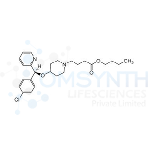 (S)-Butyl 4-(4-((4-chlorophenyl)(pyridin-2-yl)methoxy)piperidin-1-yl)butanoate