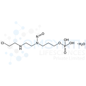 3-((2-((2-Chloroethyl)amino)ethyl)(nitroso)amino)propyl dihydrogen phosphate Hydrate