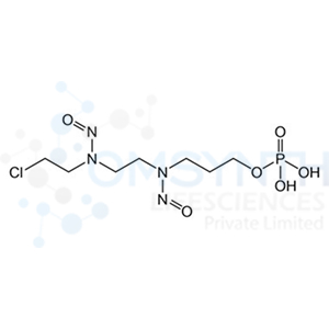 3-((2-((2-Chloroethyl)(nitroso)amino)ethyl)(nitroso)amino)propyl dihydrogen phosphate