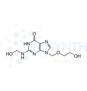9-((2-Hydroxyethoxy)methyl)-2-((hydroxymethyl)amino)-1H-purin-6(9H)-one