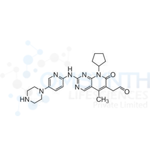 2-(8-Cyclopentyl-5-methyl-7-oxo-2-((5-(piperazin-1-yl)pyridin-2-yl)amino)-7,8-dihydropyrido[2,3-d]pyrimidin-6-yl)acetaldehyde