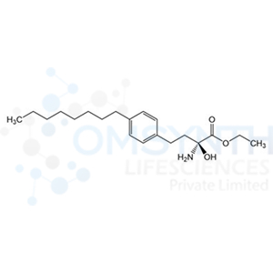 Ethyl (S)-2-amino-2-hydroxy-4-(4-octylphenyl)butanoate