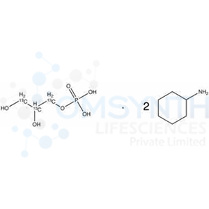 &alpha;-Glycerophosphoric Acid-13C3 Bis-cyclohexylammonium Salt