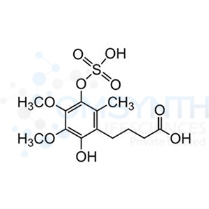 4-(2-Hydroxy-3,4-dimethoxy-6-methyl-5-(sulfooxy)phenyl)butanoic Acid