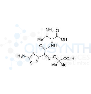 (2S,3S)-3-Amino-2-[[(2Z)-2-(2-amino-4-thiazolyl)-2-[(1-carboxy-1-methylethoxy)imino]acetyl]amino]butanoic Acid