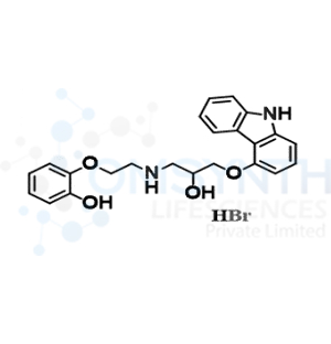 Carvidilol O-demthyl Impurity HBr Salt