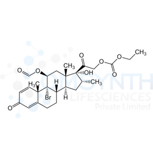 (11β,16α)-9-Bromo-21-[(ethoxycarbonyl)oxy]-11-(formyloxy)-17-hydroxy-16-methylpregna-1,4-diene-3,20-dione