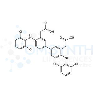 2-[5-[3-(Carboxymethyl)-4-(2,6-dichloroanilino)phenyl]-2-(2,6-dichloroanilino)phenyl]acetic acid