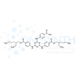 4-((4,6-Bis((4-(((2-ethylhexyl)oxy)carbonyl)phenyl)amino)-1,3,5-triazin-2-yl)amino)benzoic acid