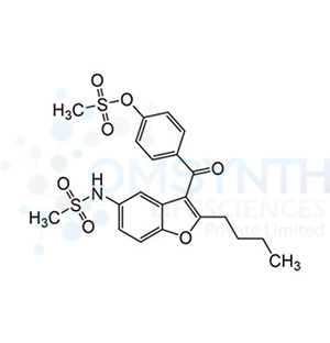 Des-(dibutylpropylamine) Methanesulfonyl Dronedarone