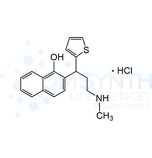 2-[3-(Methylamino)-1-(2-thienyl)propyl]-1-naphthalenol hydrochloride