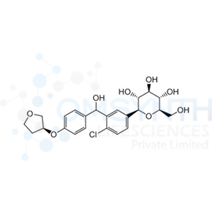 (2S,3R,4R,5S,6R)-2-(4-Chloro-3-(hydroxy(4-(((S)-tetrahydrofuran-3-yl)oxy)phenyl)methyl)phenyl)-6-(hydroxymethyl)tetrahydro-2H-pyran-3,4,5-triol