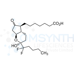 7-((2S,4aS,5S,7aS)-2-(1,1-Difluoropentyl)-2-hydroxy-6-oxooctahydrocyclopenta[b]pyran-5-yl)heptanoic Acid