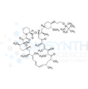 42-O-tert-Butyldimethylsilyloxyethyl Rapamycin