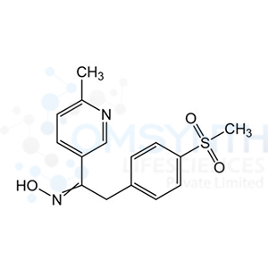 1-(6-Methylpyridin-3-yl)-2-(4-(methylsulfonyl)phenyl)ethan-1-one oxime