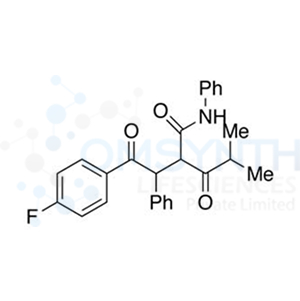 2-[2-(4-Fluorophenyl)-2-oxo-1-phenylethyl]-4-methyl-3-oxopentanoic Acid Phenylamide