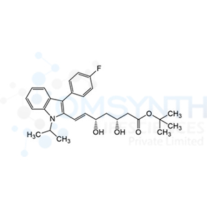 Tert-butyl (3R,5S,E)-7-(3-(4-fluorophenyl)-1-isopropyl-1H-indol-2-yl)-3,5-dihydroxyhept-6-enoate