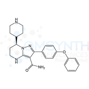 (S)-2-(4-Phenoxyphenyl)-7-(piperidin-4-yl)-4,5,6,7-tetrahydropyrazolo[1,5-a]pyrimidine-3-carboxamide