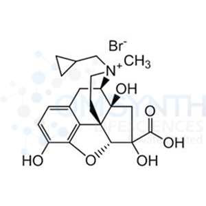 (3R,4R,4aS,6aR,11bS)-6-Carboxy-3-(cyclopropylmethyl)-4a,6,8-trihydroxy-3-methyl-1,2,3,4,4a,5,6,6a-octahydro-4,11-methanobenzofuro[3',2':2,3]cyclopenta[1,2-c]pyridin-3-ium Bromide