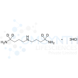 sym-Homo Spermidine-d4 Trihydrochloride (Major)