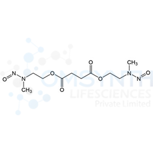 Bis(2-(methyl(nitroso)amino)ethyl) succinate